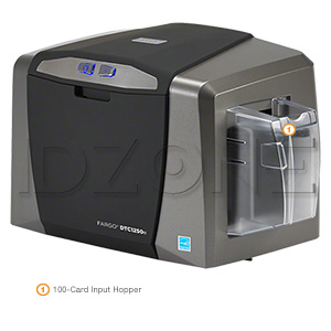 Fargo DTC1250e ID Card Printer with Ethernet - Single-Sided
