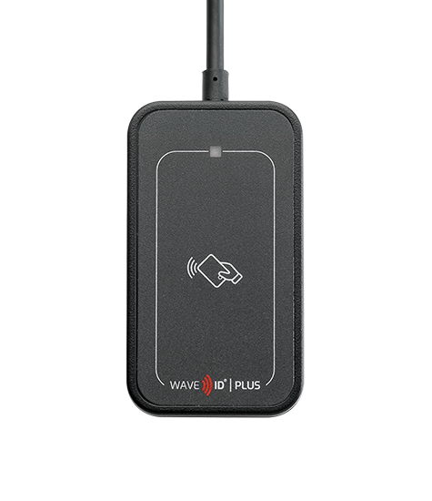 rf IDEAS WAVE ID Plus Mini Keystroke RDR-80531BKU Prox & Smart Card Reader