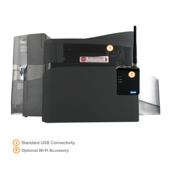 Fargo DTC4500e ID Card Printer - Single-Sided with Magnetic Stripe Encoding