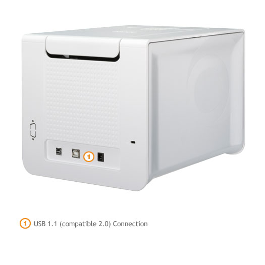 Evolis Zenius Expert ID Card Printer Single-Sided with Contactless Encoding - Fire Red