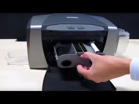 Fargo DTC1250e ID Card Printer with Ethernet & Magnetic Stripe Encoding - Dual-Sided