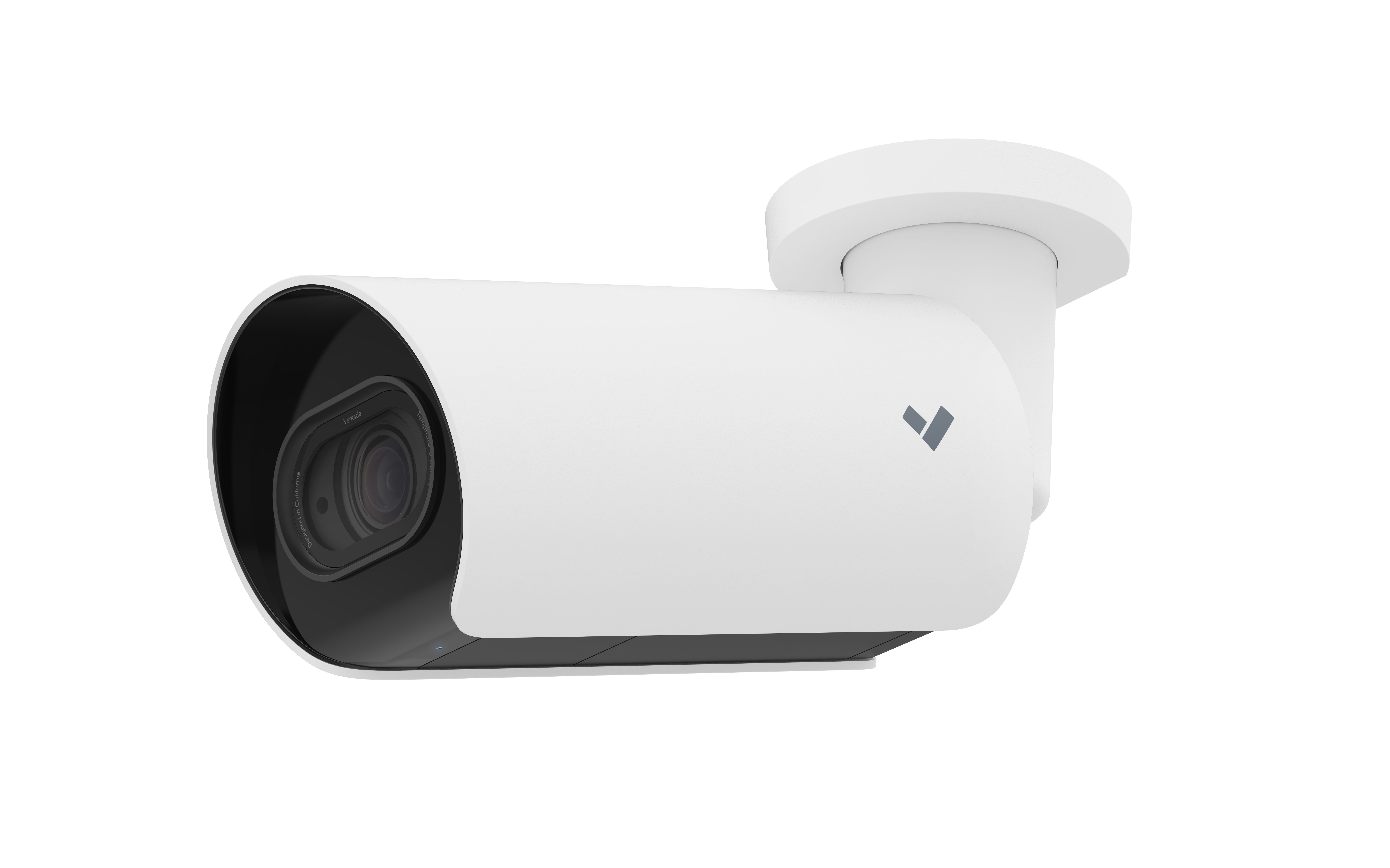 Verkada CB62-512TE-HW-F 4K Outdoor Bullet Camera, FIPS-Compliant (Government), 30 Days Retention, 512GB Storage, Long Range Telephoto Zoom