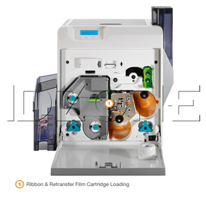 EDIsecure XID 8300 Dual-Sided ID Card Printer - DIH10458
