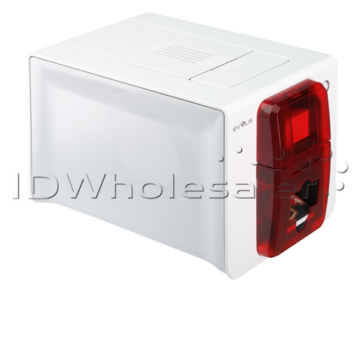 Evolis Zenius Expert ID Card Printer Single-Sided with Contactless Encoding - Fire Red