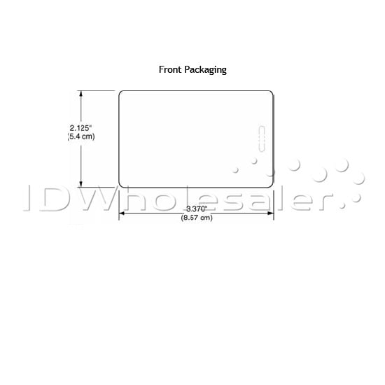 HID 212X iClass Cards with Prox - PET - PROGRAMMED 