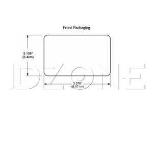 HID 1536 DuoProx II PVC-PET Cards with Mag Stripe - Programmed