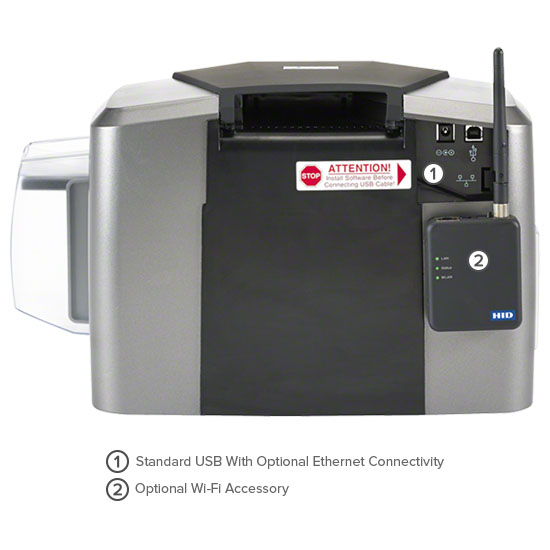 Fargo DTC1250e ID Card Printer - Single-Sided