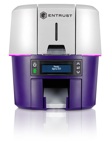 Entrust Datacard Sigma DS1 ID Card Printer - Single Sided