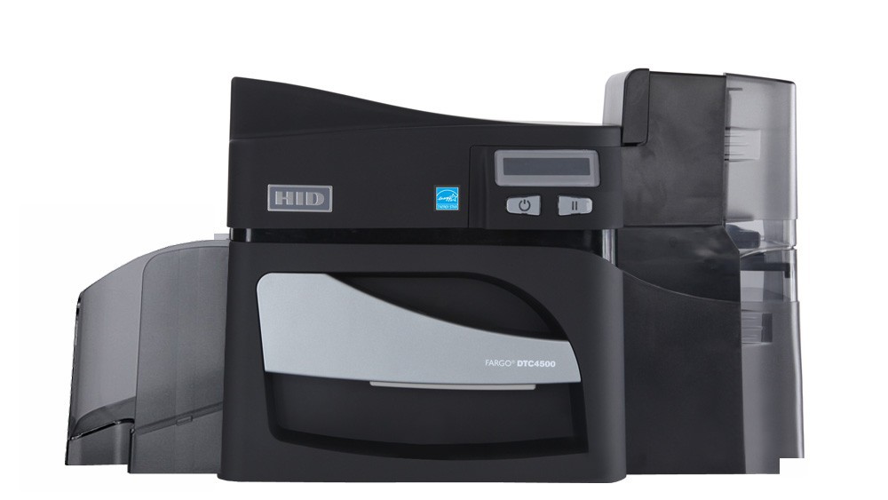 Fargo DTC4500e Single-Sided ID Card Printer with Magnetic Stripe Encoding