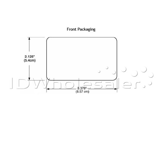 HID 1536 DuoProx II PVC-PET Cards with Mag Stripe - Programmed