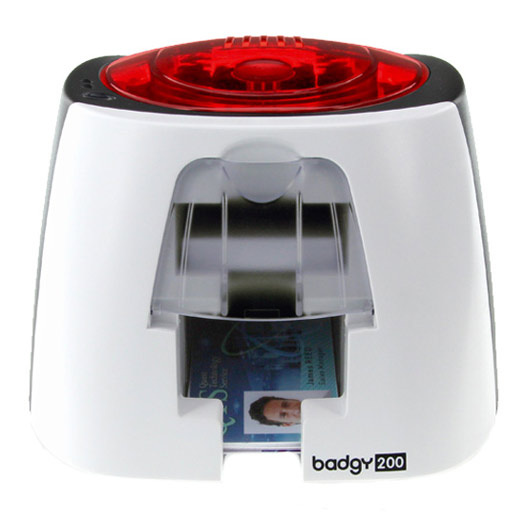 Evolis Badgy200 ID Card Printer with Supplies - Single-Sided