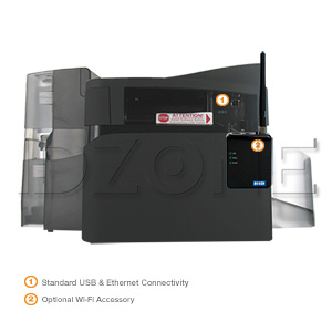 Fargo DTC4500e ID Card Printer - Single-Sided with Magnetic Stripe Encoding