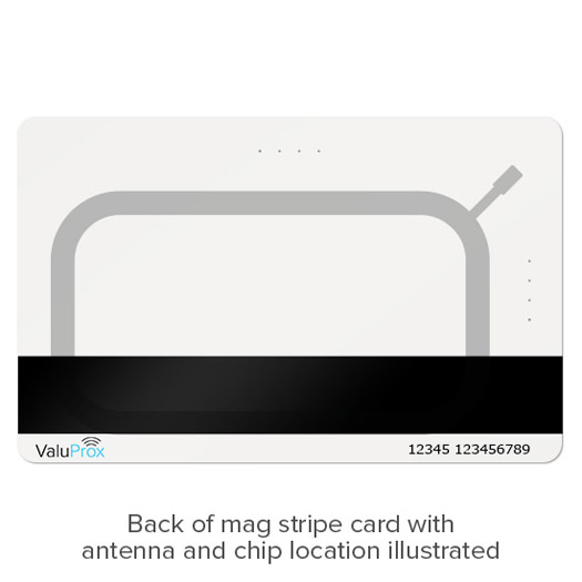 ValuProx 125kHz ISO Composite PVC-PET Proximity Cards with Mag Stripe - Comparable to Indala 26 Bit