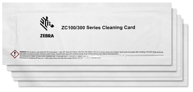 Zebra 105999-311-01 Cleaning Card Kit 