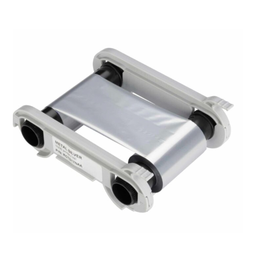 Evolis RCT217NAAA Color Ribbon - METALLIC SILVER Monochrome Ribbon