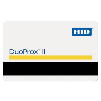 HID 1536 DuoProx II PVC-PET Cards with Mag Stripe - Programmed