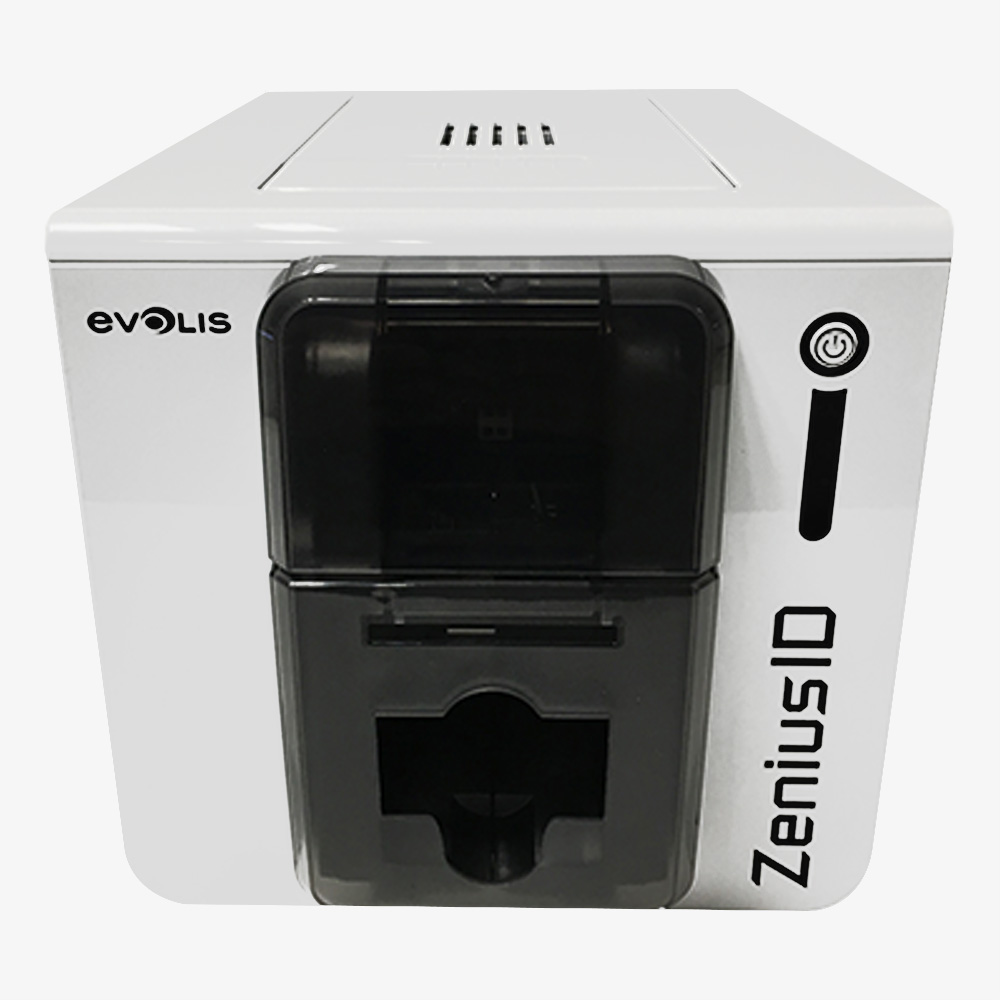 Evolis ZeniusID ID Card Printer Single-Sided - Grey Brown