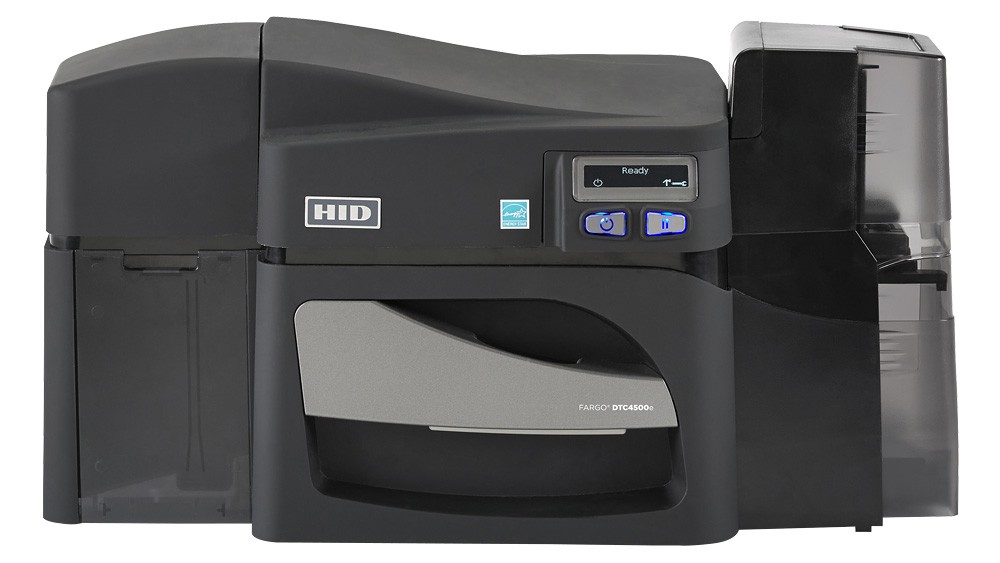 Fargo DTC4500e Dual-Sided ID Card Printer with Magnetic Stripe Encoding