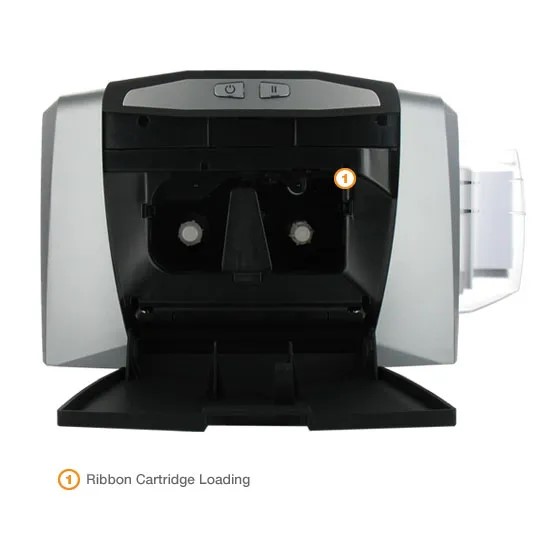 Fargo DTC1250e ID Card Printer with Ethernet & Magnetic Stripe Encoding - Single-Sided