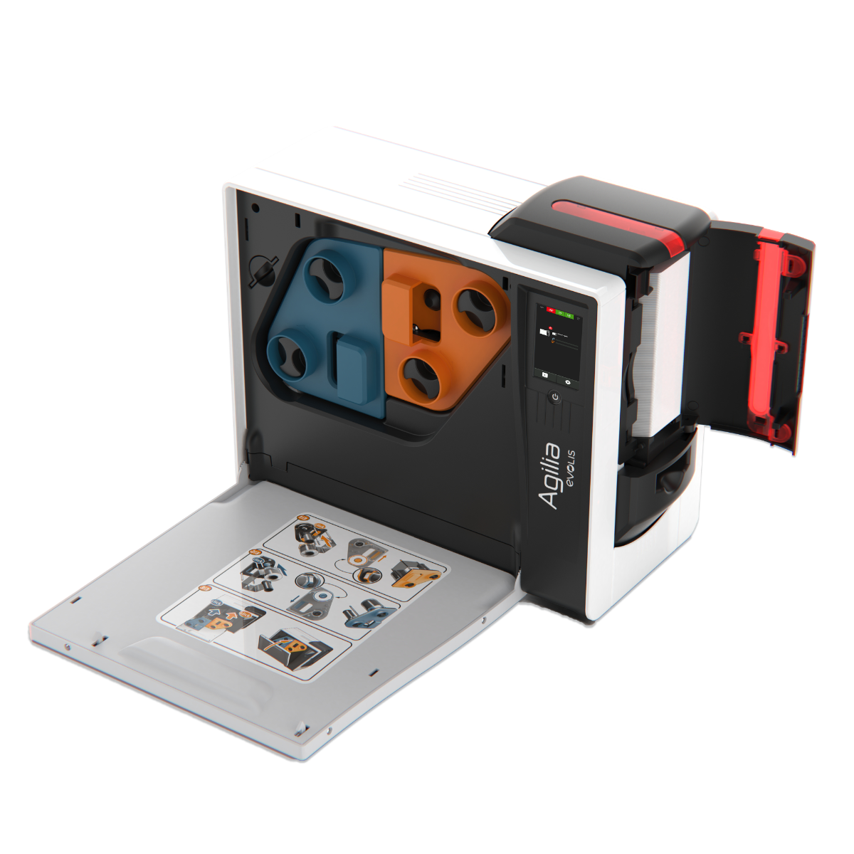 Agilia Duplex Expert Smart & Contactless Printer with OMNIKEY 5122 Smart Card and Contactless Encoder, USB & Ethernet