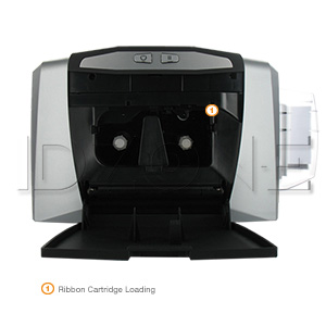 Fargo DTC1250e ID Card Printer with Ethernet - Single-Sided