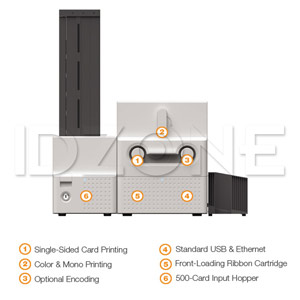 IDP IPS Smart-70 ID Card Printer Single-Sided - Configurable