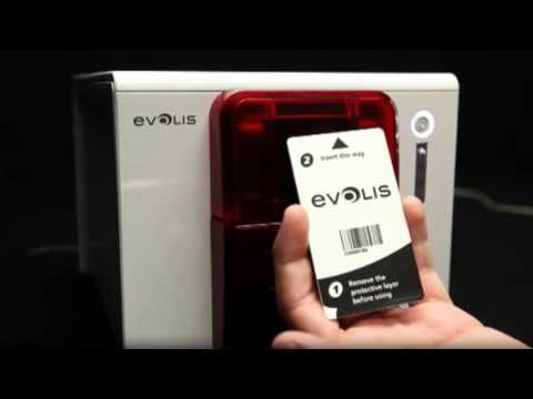 Evolis ZeniusID ID Card Printer Single-Sided - Grey Brown
